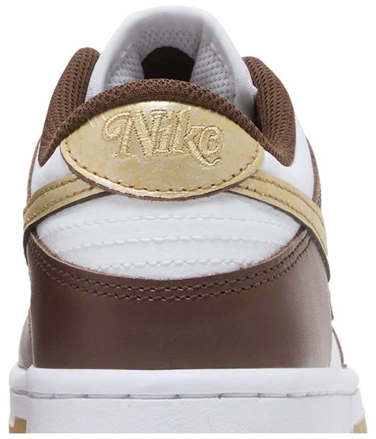 Nike Dunk Low GS Cacao Wow Metallic Gold
