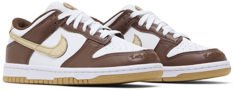 Nike Dunk Low GS Cacao Wow Metallic Gold