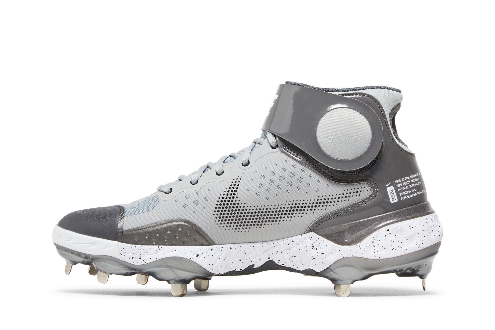 Buy Alpha Huarache Elite 3 Mid 'Light Smoke Grey' - CK0745
