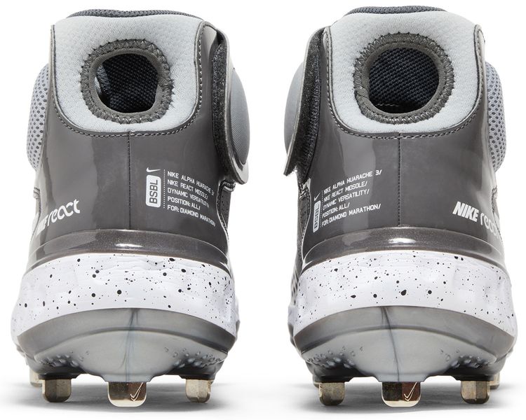 Nike Alpha Huarache Elite 3 Mid Light Smoke Grey