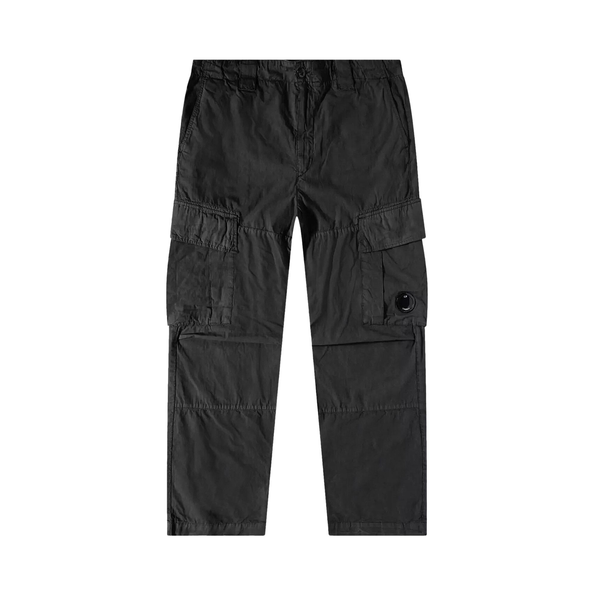 Buy C.P. Company Microreps Loose Cargo Pants Black 15CMPA401A 006134G 999 GOAT CA