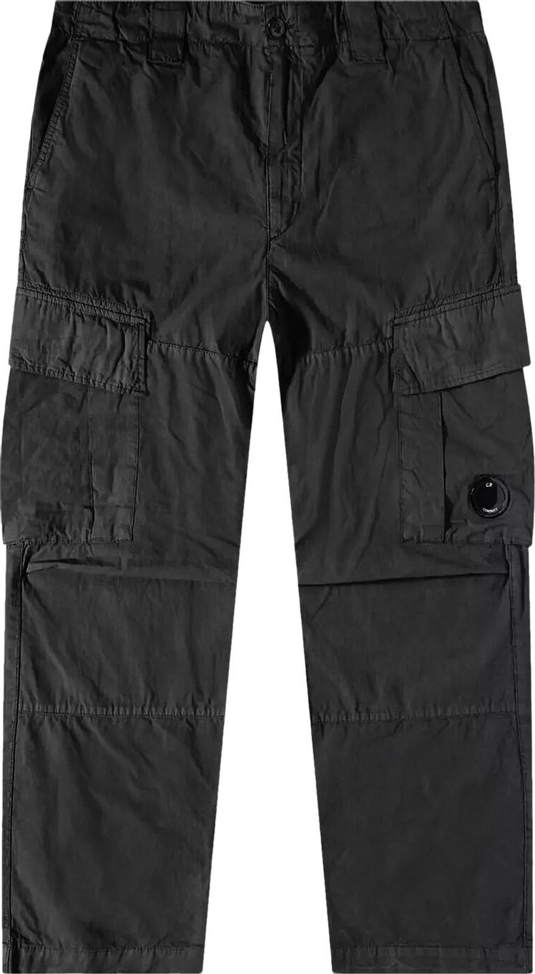 CP Company Microreps Loose Cargo Pants Black