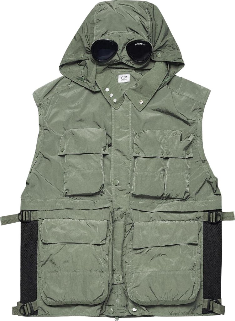 CP Company Detachable Panels Cargo Jacket Agave Green