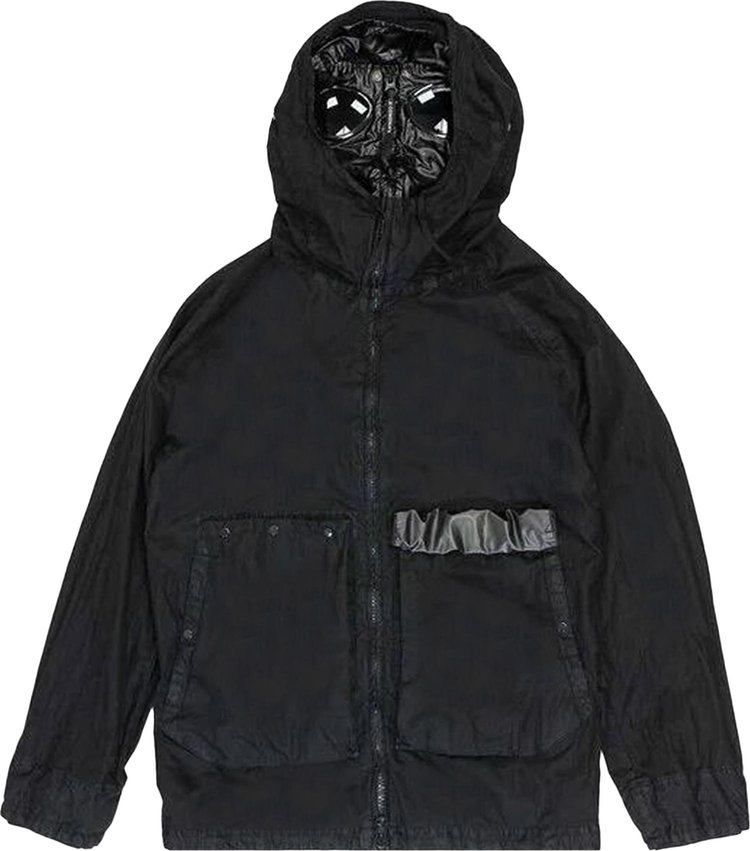 CP Company 50 Fili Gum Mixed Medium Jacket Black