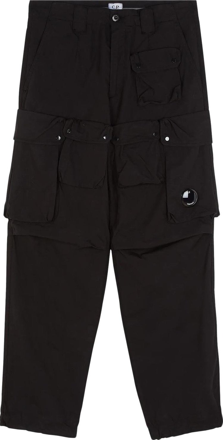 CP Company Ripstop Loose Cargo Pants Black