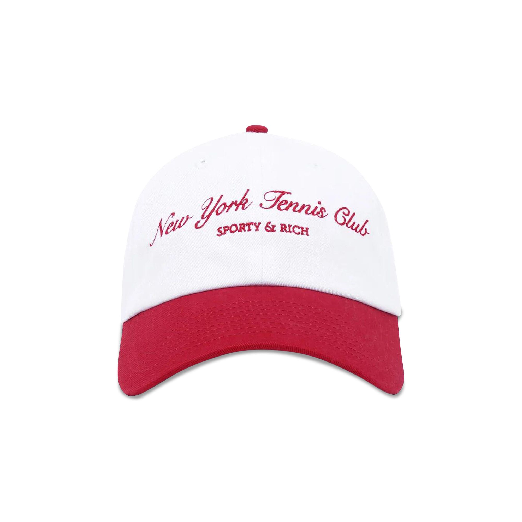 Sporty&Rich｜CAPS (Rizzoli Tennis Hat - Off White/Merlot Sporty & Rich - Rizzoli Tennis Hat | HBX - Globally Curated