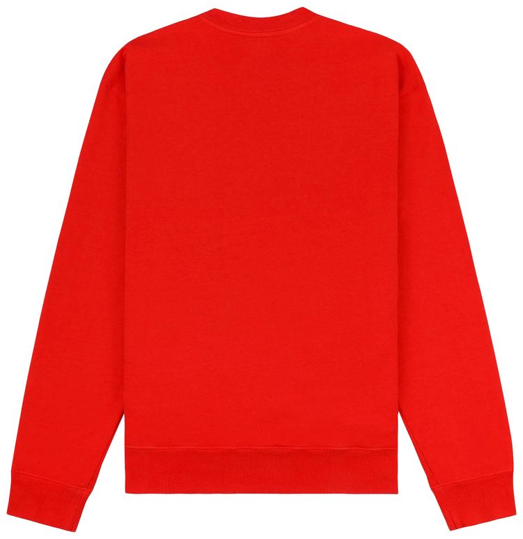 Sporty  Rich NY Tennis Club Crewneck Sweatshirt Bright RedWhite