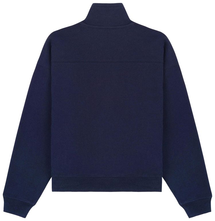 Sporty  Rich NY Tennis Club Quarter Zip Navy