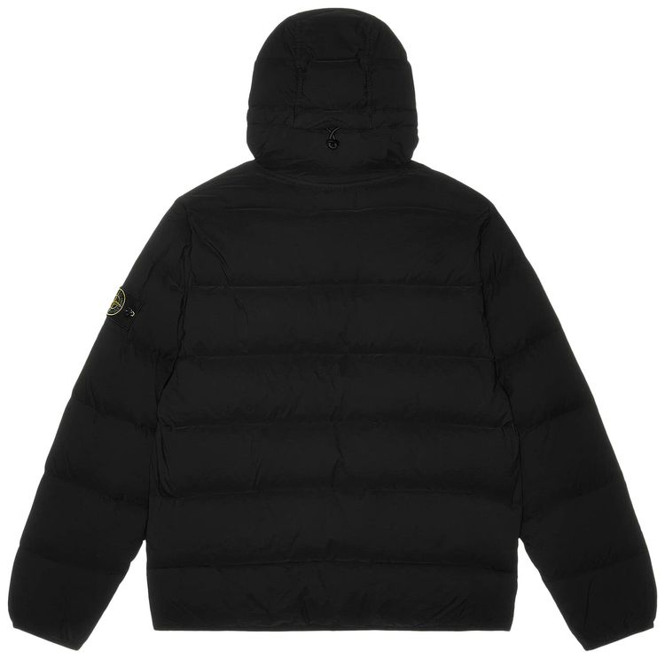 Stone Island Real Down Jacket Black