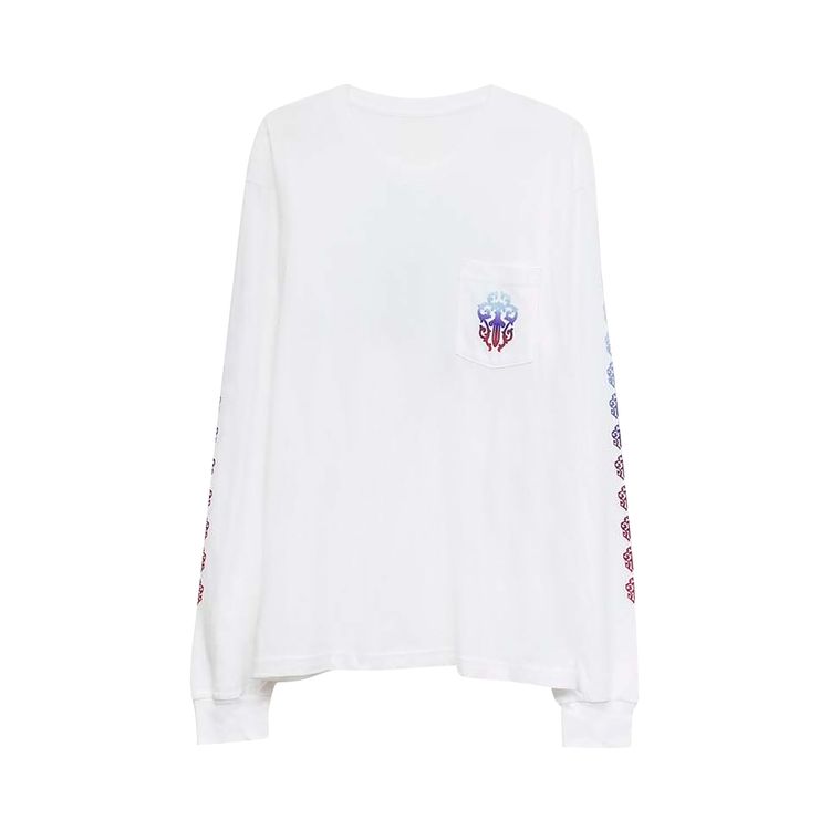 Chrome Hearts Gradient Motif Long Sleeve White