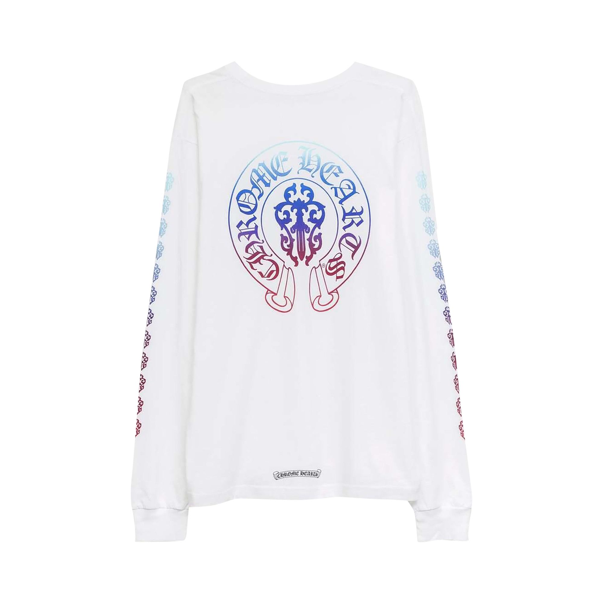 Buy Chrome Hearts Gradient Motif Long-Sleeve 'White' - 1383