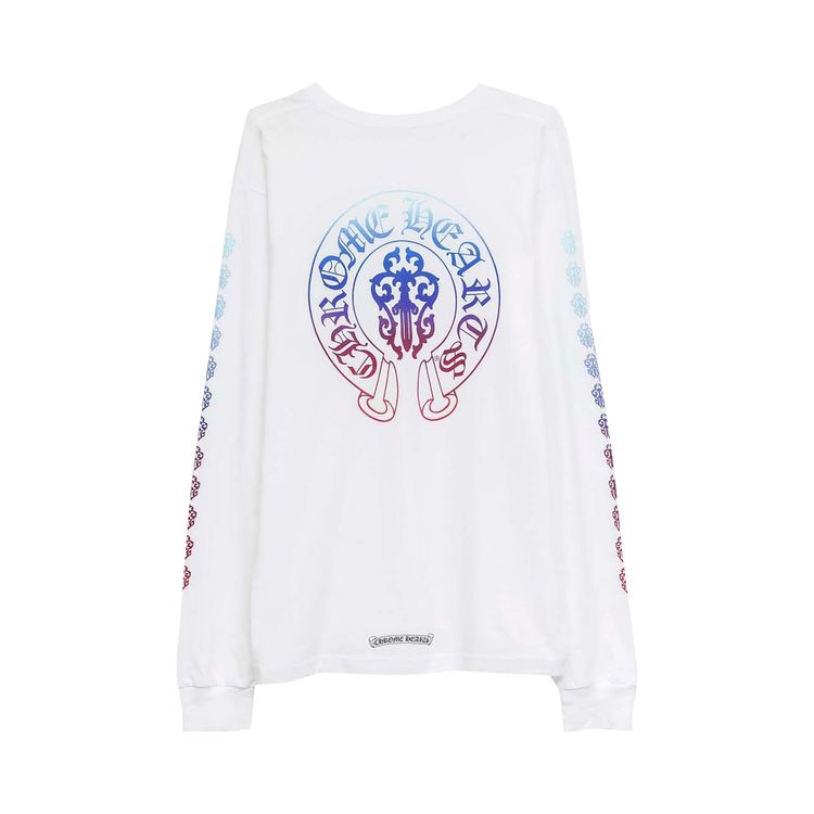 Chrome Hearts Gradient Motif Long Sleeve White
