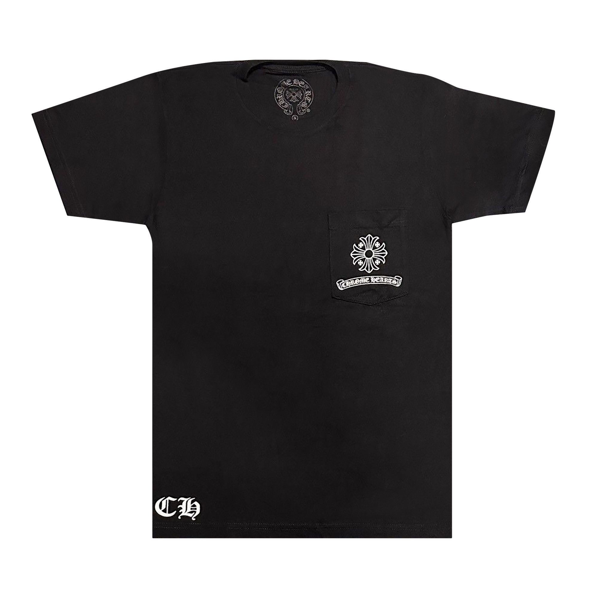 Buy Chrome Hearts Square Cross Pocket T-Shirt 'Black' - 1383