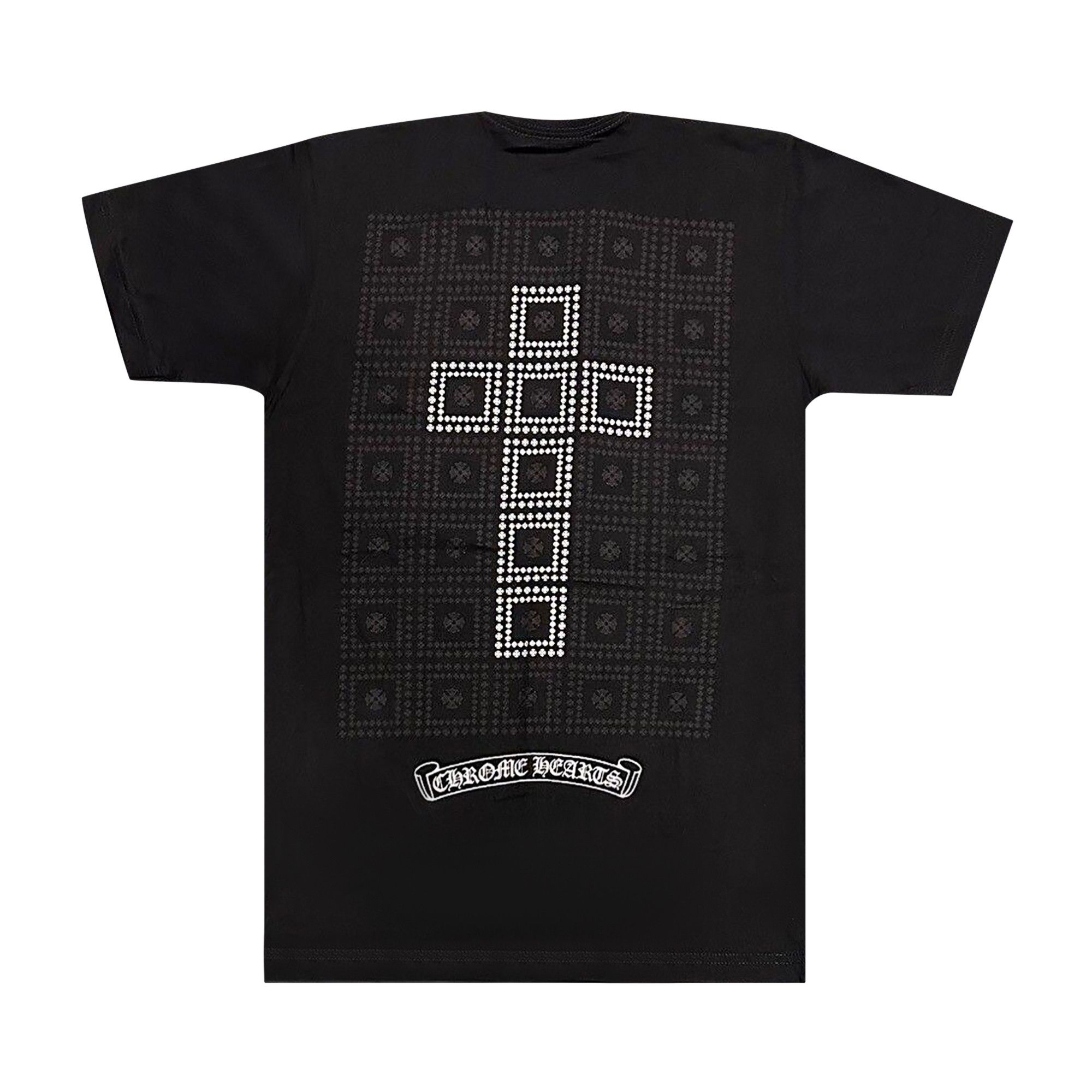 Buy Chrome Hearts Square Cross Pocket T-Shirt 'Black' - 1383