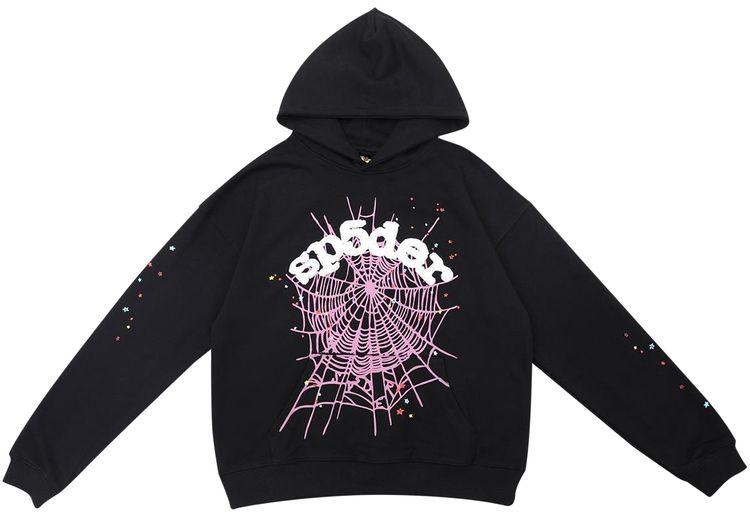 Sp5der Web Hoodie Black