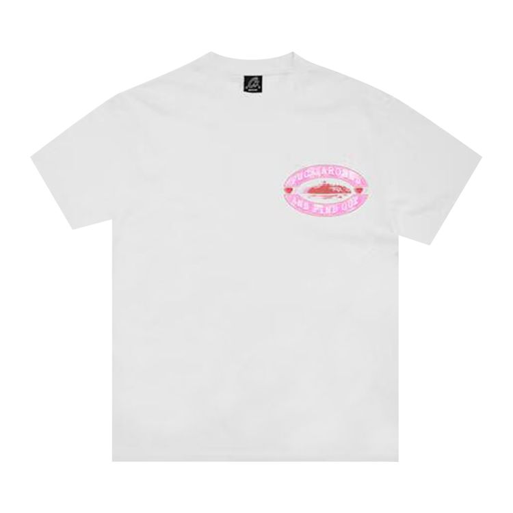 Corteiz Fuck Around Tee WhitePink