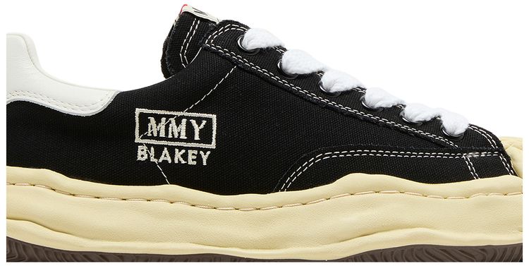 Maison Mihara Yasuhiro Blakey OG Sole Vintage Canvas Low Black