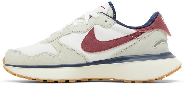 Nike Wmns Phoenix Waffle Light Bone Team Red