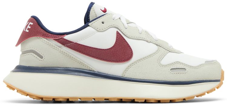 Nike Wmns Phoenix Waffle Light Bone Team Red