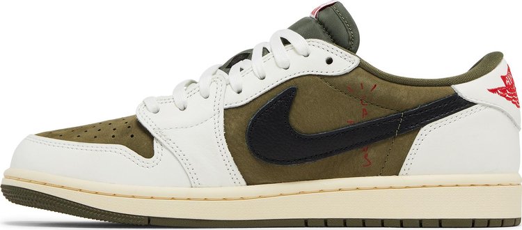 Travis Scott x Air Jordan 1 Low OG SP Medium Olive