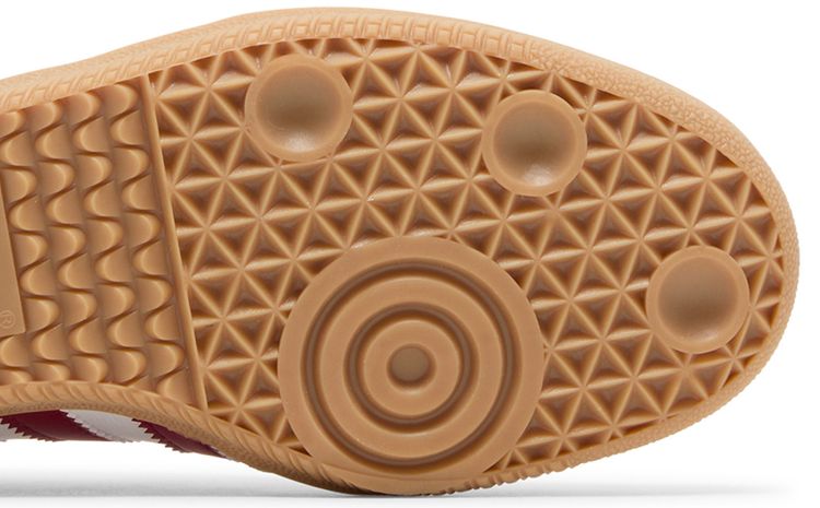 Adidas Samba OG J White Collegiate Burgundy Gum