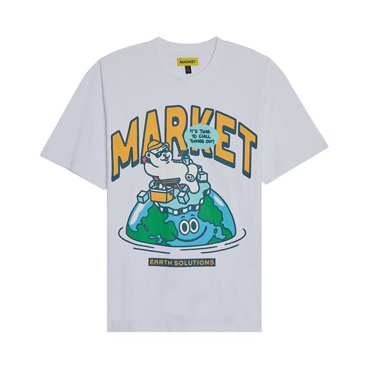 Market Time To Chill Out T Shirt White