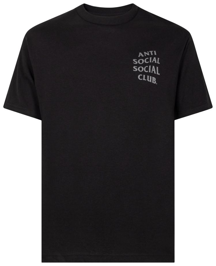 Anti Social Social Club Ghost Of You And Me 3M Reflective Tee Black
