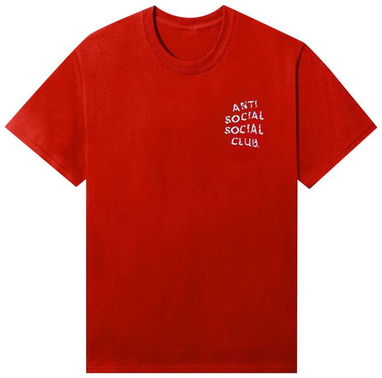 Anti Social Social Club Partly Cloudy Tee Red