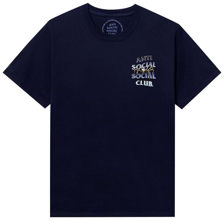 Anti Social Social Club Crawl To Me Tee Navy