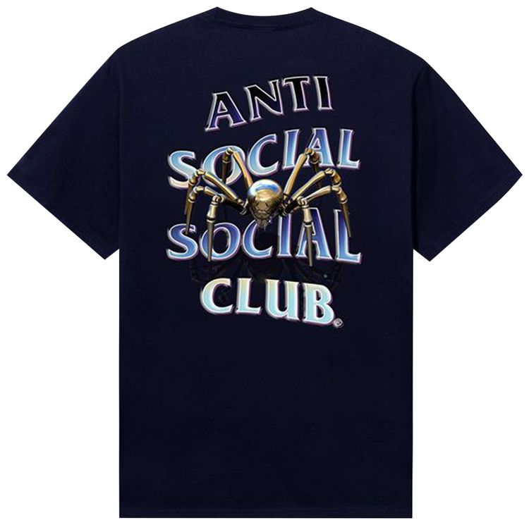 Anti Social Social Club Crawl To Me Tee Navy