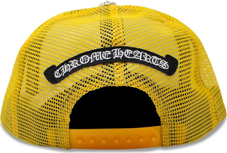 Chrome Hearts King Taco Trucker Hat YellowWhite