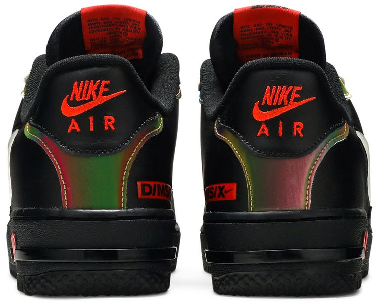 Nike Air Force 1 React Black Iridescent