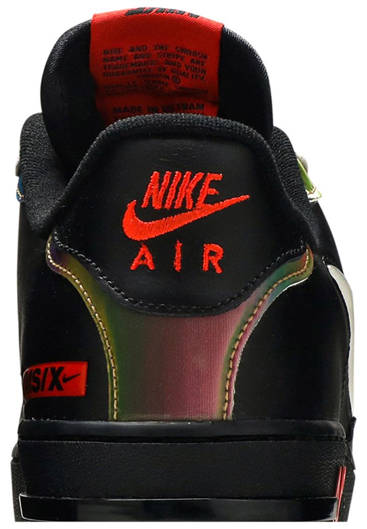 Nike Air Force 1 React Black Iridescent