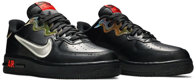 Nike Air Force 1 React Black Iridescent