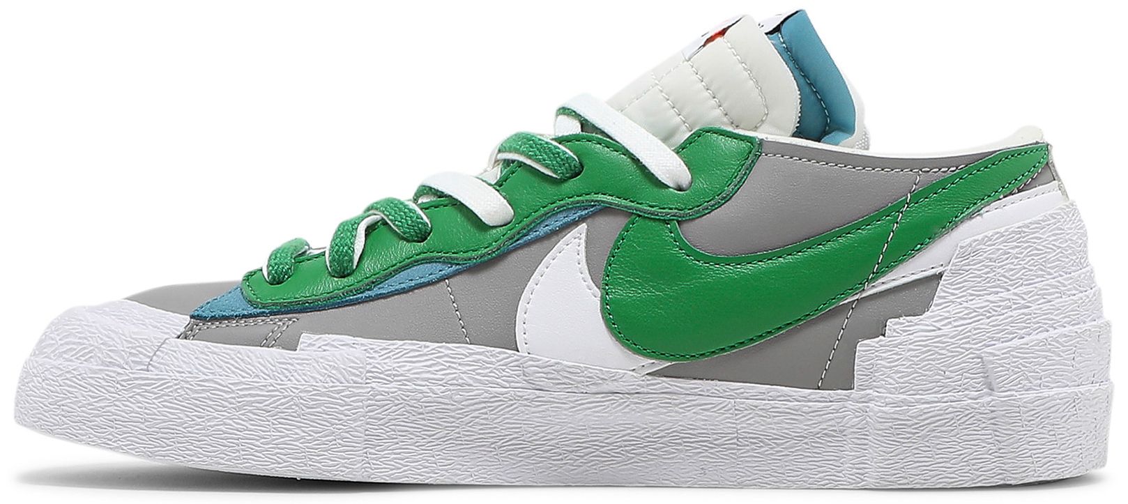 sacai low blazer green