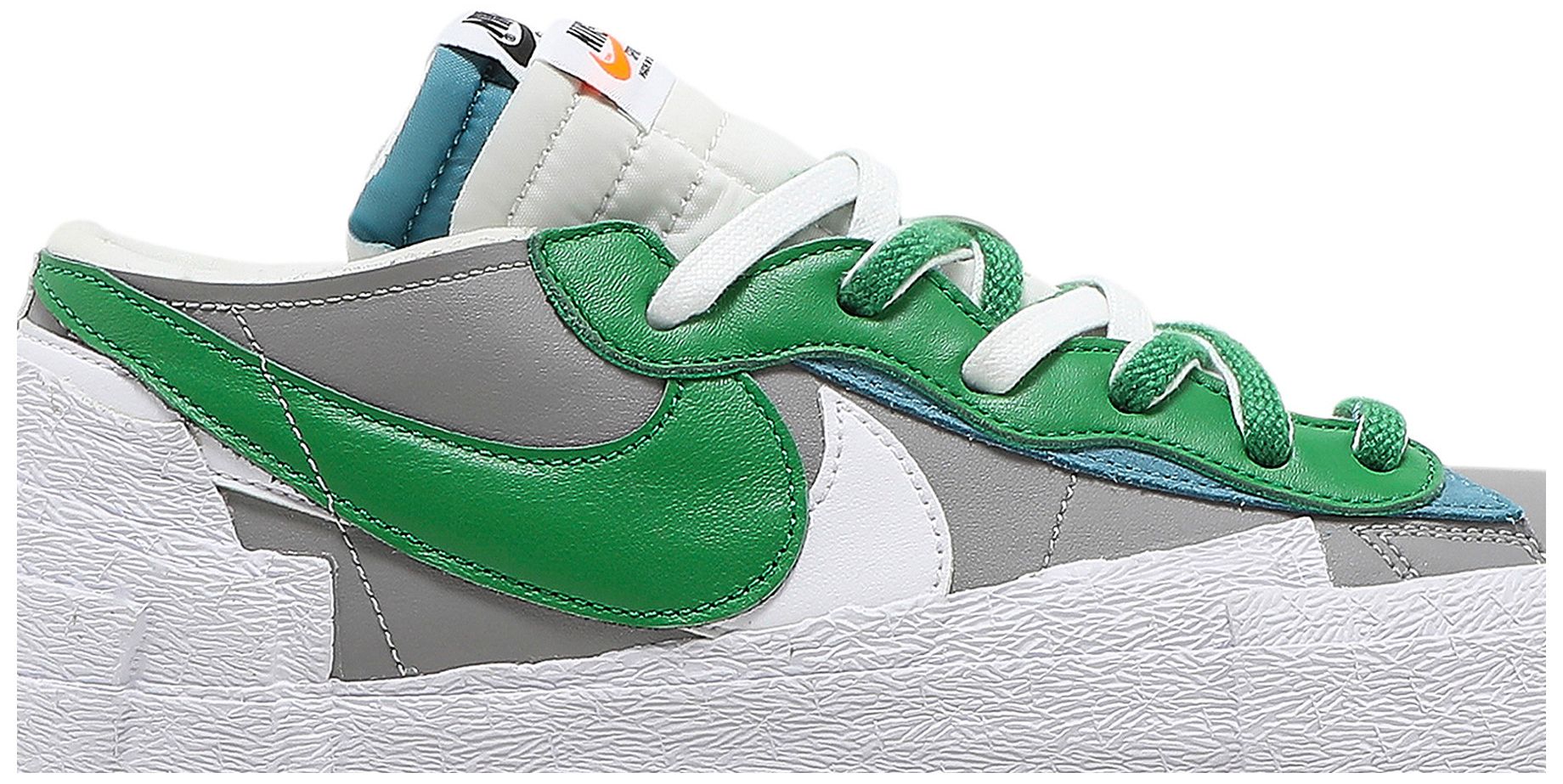 sacai x nike blazer low classic green