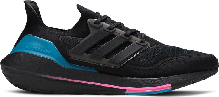 UltraBoost 21 Black Active Teal