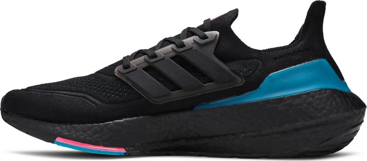 UltraBoost 21 Black Active Teal