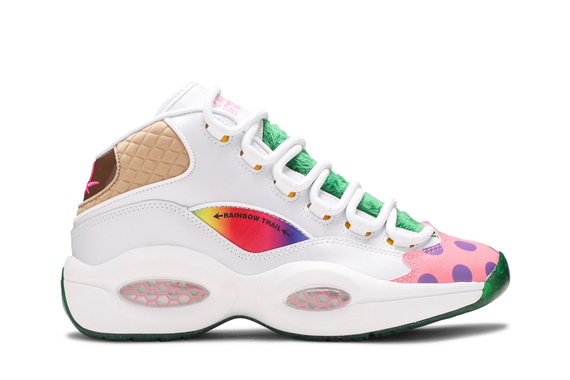 れん Buy Reebok Hasbro x Question Mid Big Kid 'Candy Land