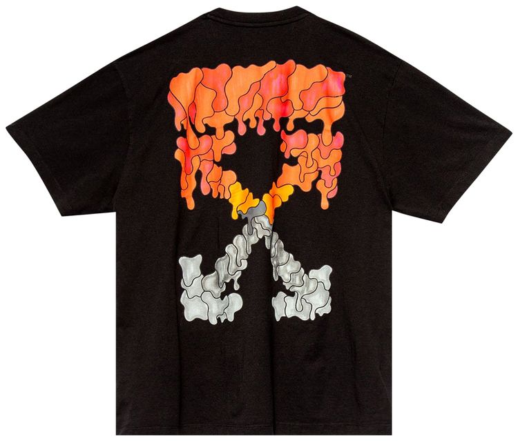 Buy Off-White Red Marker Over Tee 'Black' OMAA038S21JER0021025