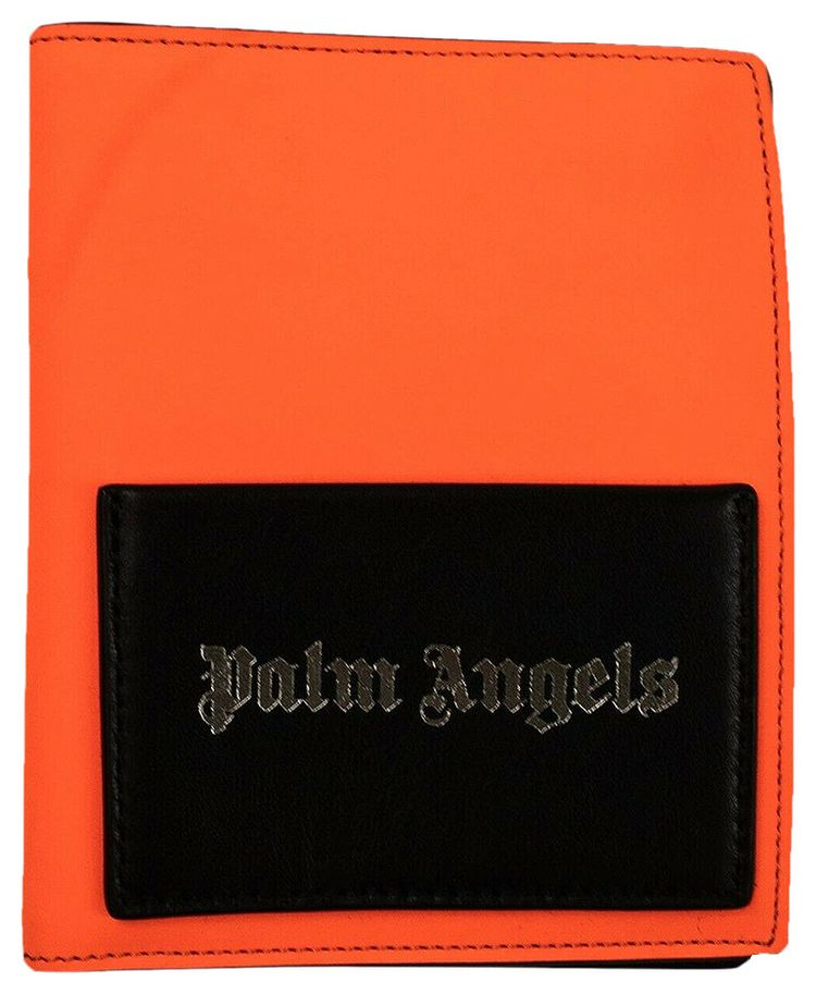 Palm Angels Iconic Passport Case Neon Orange