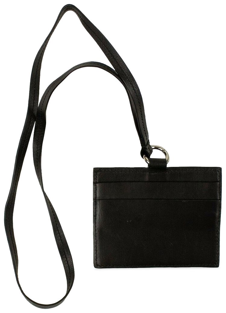 Palm Angels Kill The Bear Card Holder Necklace Black