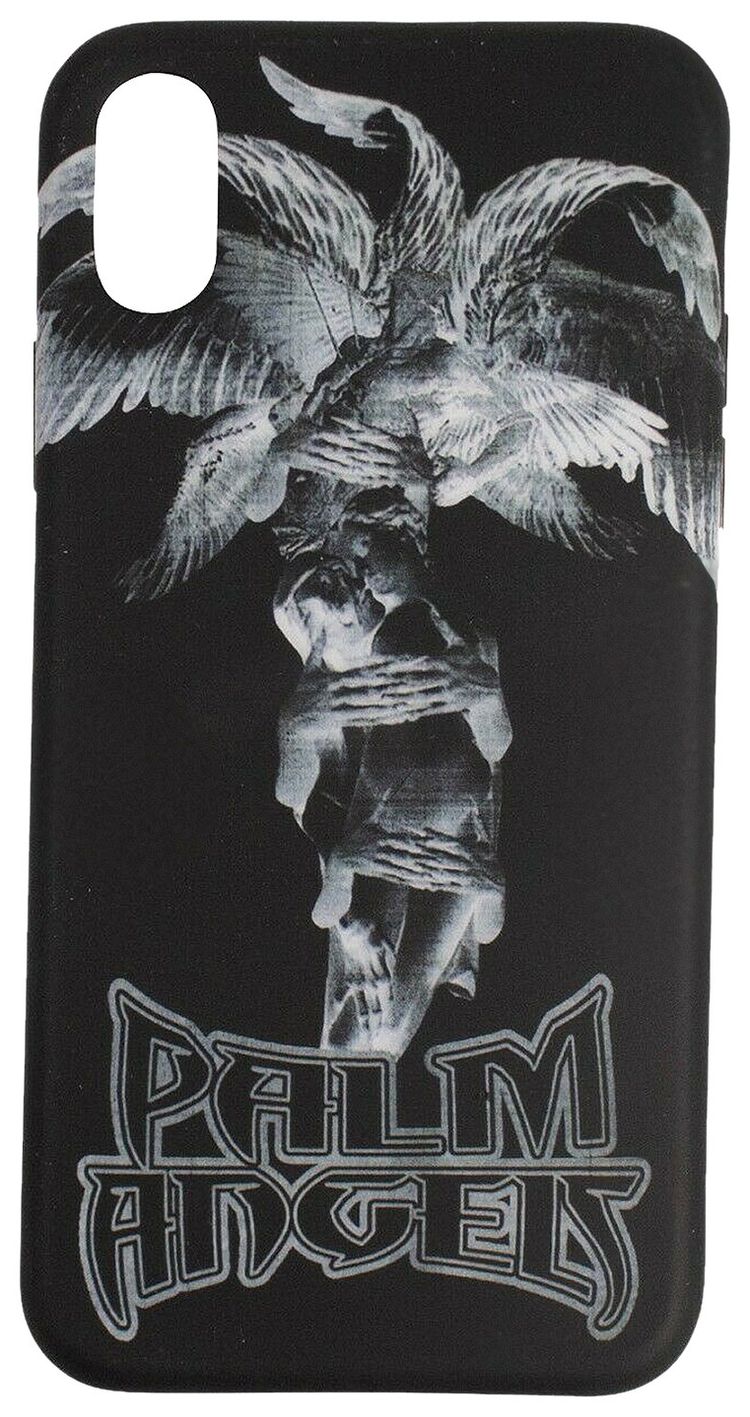 Palm Angels Statue Print iPhone X Case Black