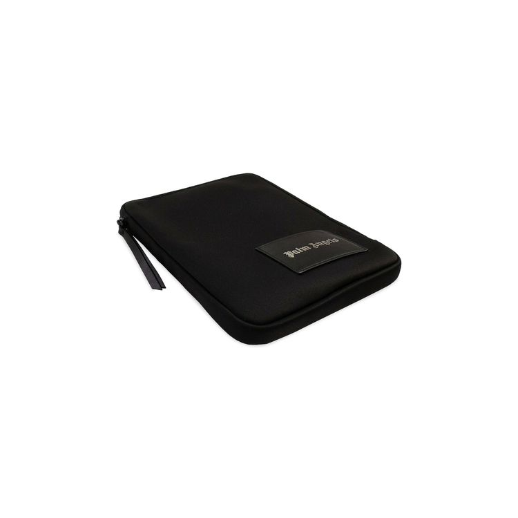 Palm Angels Logo Patch iPad Case Pouch Black