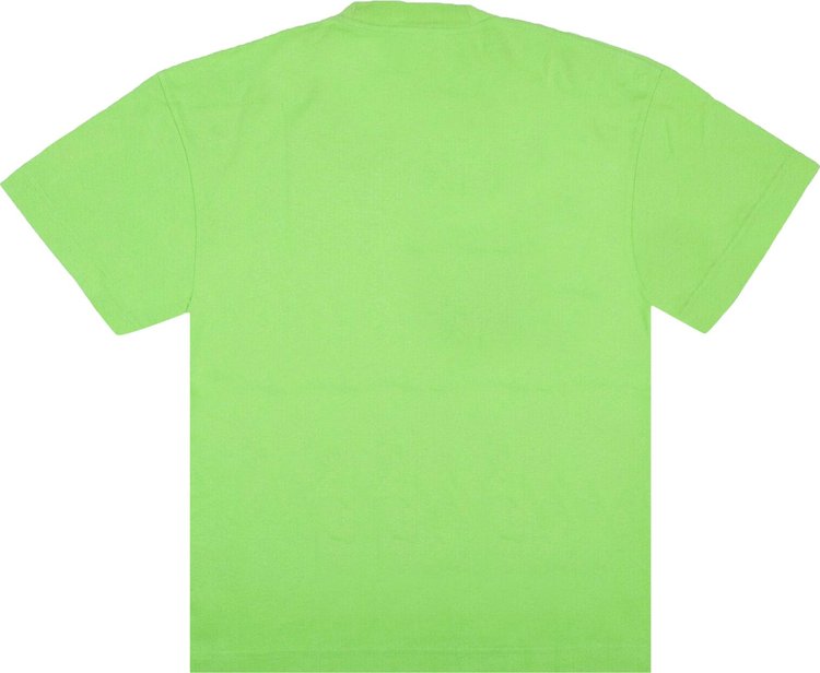 Palm Angels Logo Short Sleeve T Shirt Green