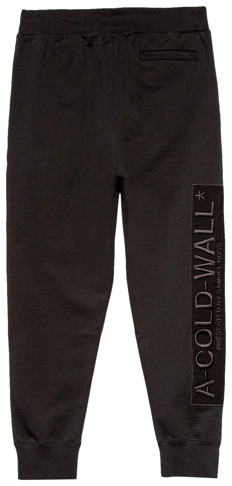 A Cold Wall Logo Embroidery Pants Black