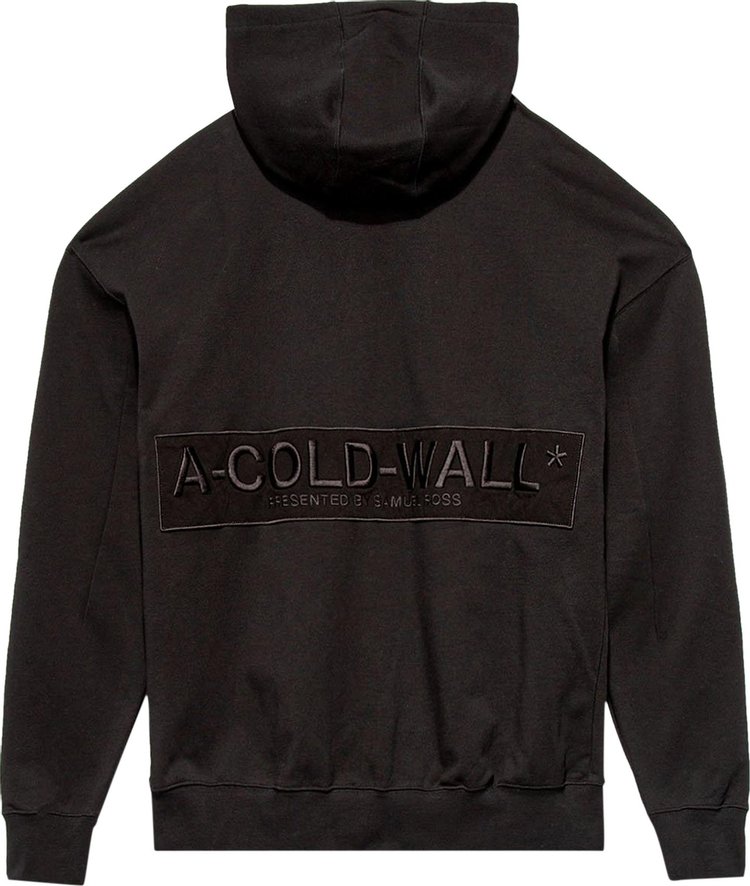 A Cold Wall Logo Embroidery Hoodie Black