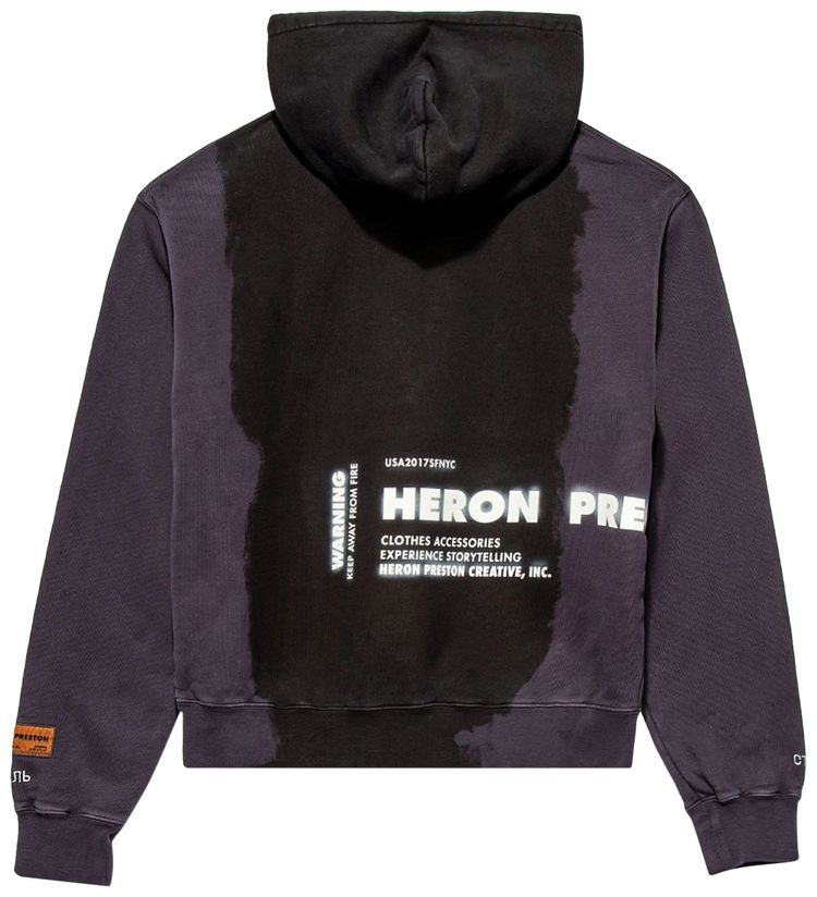 Heron Preston Cat Hoodie Power Black