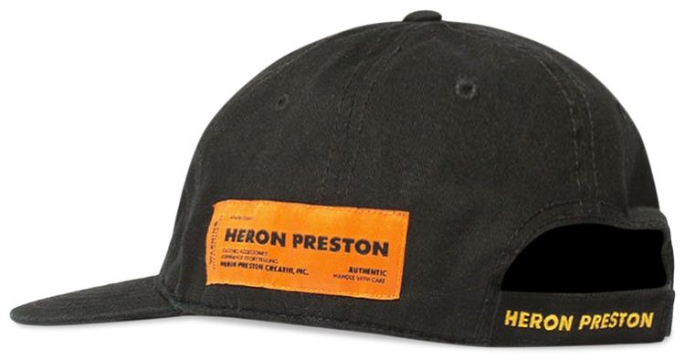 Heron Preston x Caterpillar Patch Hat BlackYellow