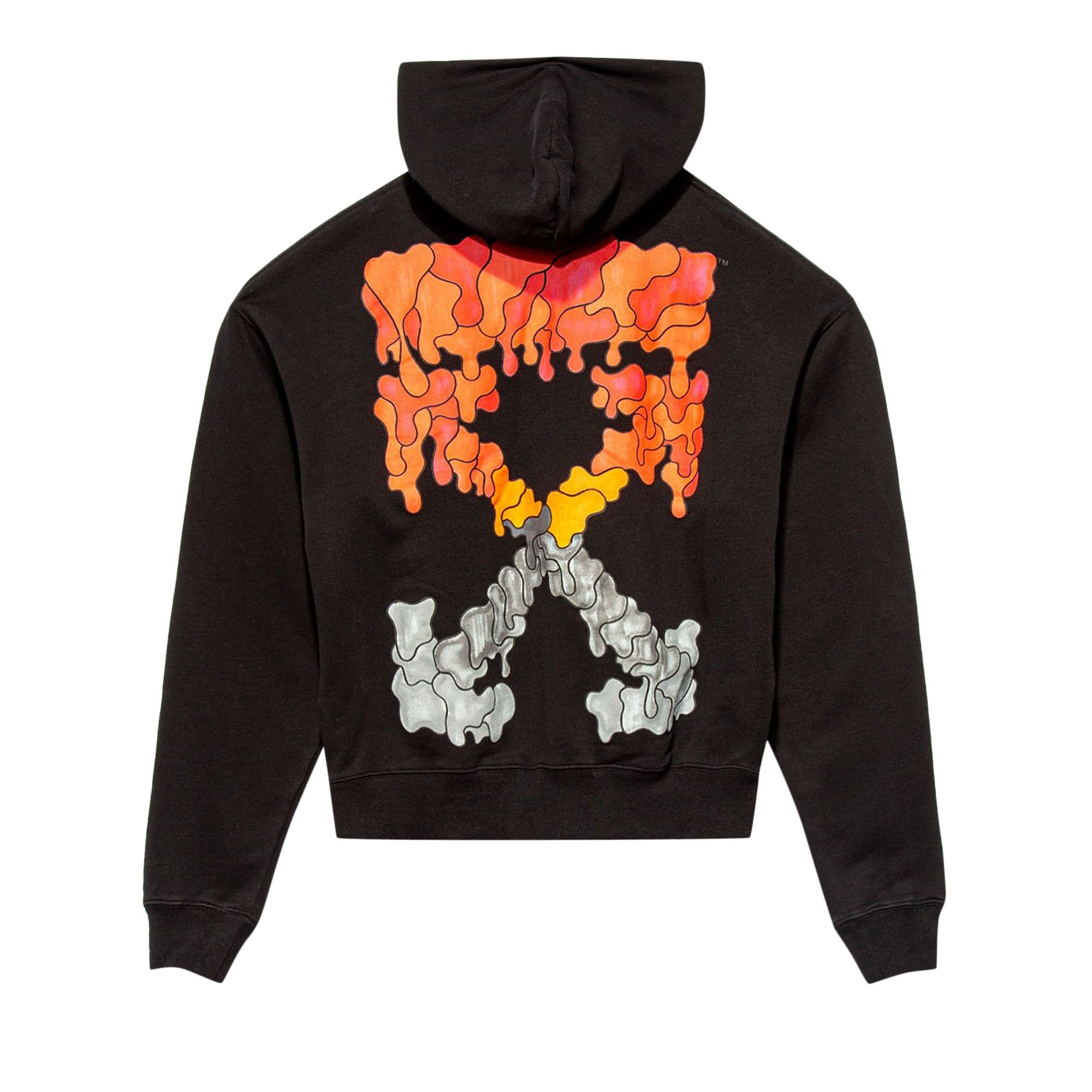 Red off white hoodie discount